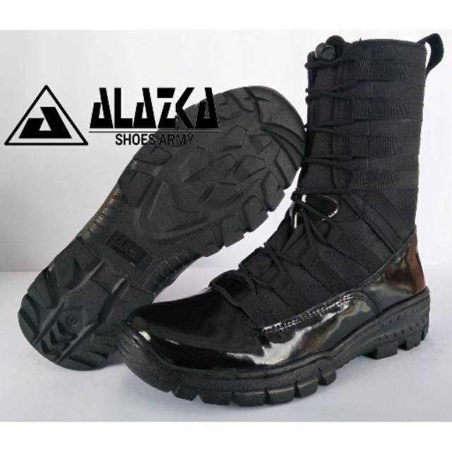 Sepatu PDL Kulit Ninja Nike Series Kilap Alazka