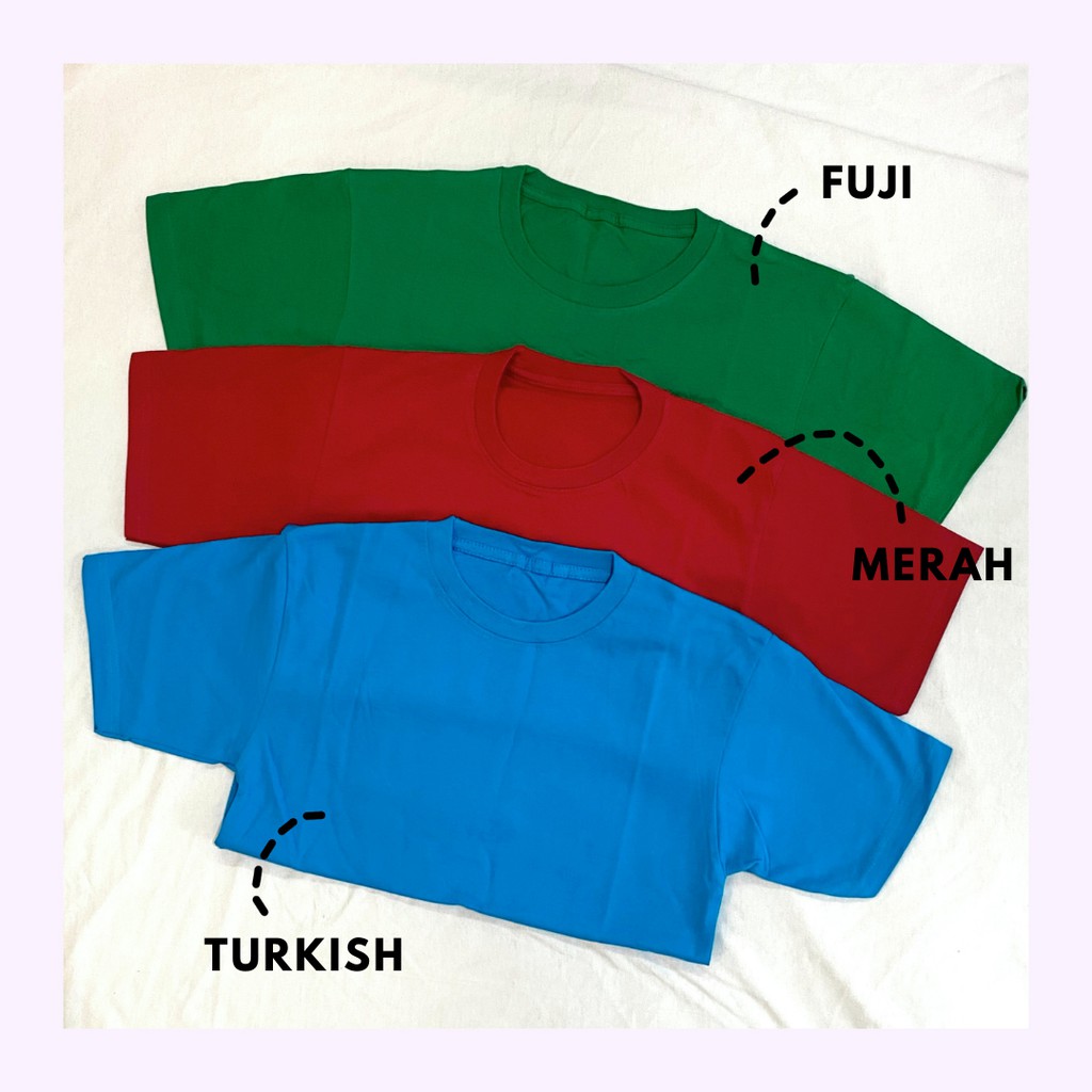 [UNISEX] BLOOMANIA Kaos Polos OVERSIZE/BIGSIZE COTTON COMBED 20S SIZE XXL