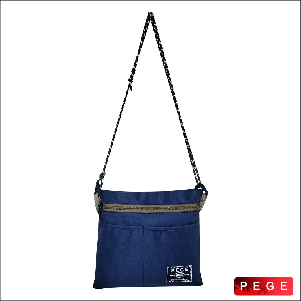 Slingbag Bahu Tas Slempang PEGE Casual Model Simpel Kekinian - PG 8911