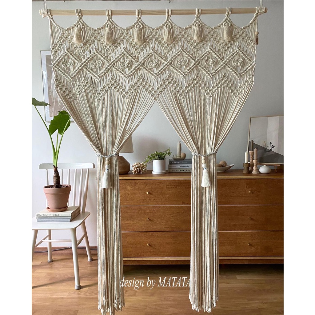 macrame curtain