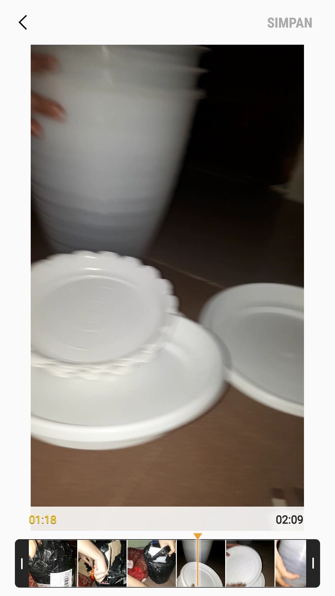 Tatakan Kembang Tawon No 17 Putih