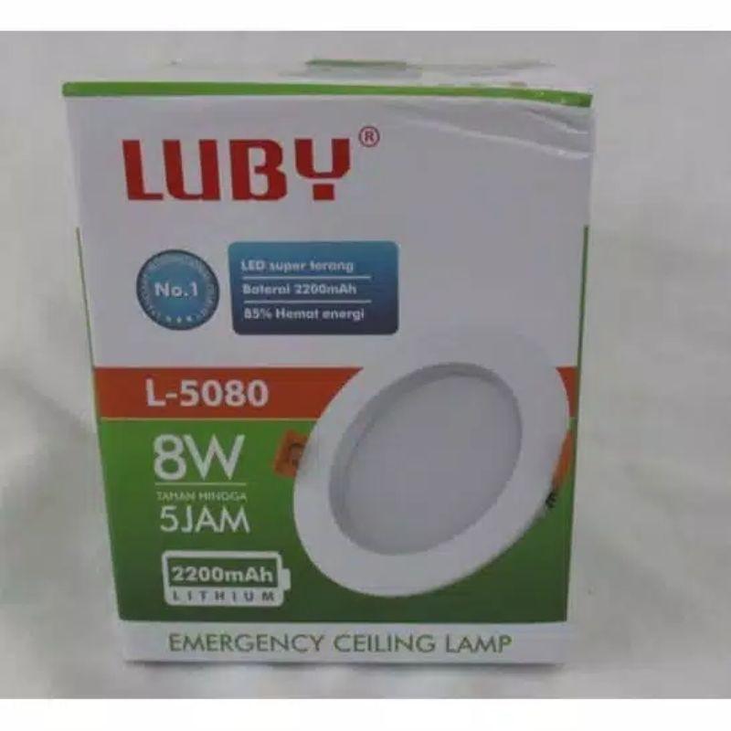 LAMPU CELLING LED AC DC LUBY 8W