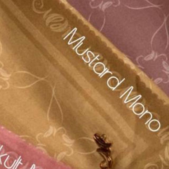 Mylady Hijab PREMIUM MONOGRAM EDITION denim vanilla latte avocado mustard mocha yakult black MONO-MUSTARD MONO