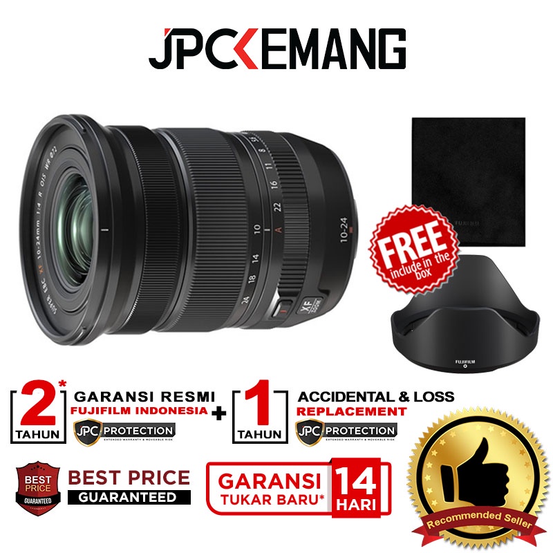 Fujifilm XF 10-24mm f4 R OIS WR Fujinon Fuji XF10-24mm f/4 Garansi Resmi