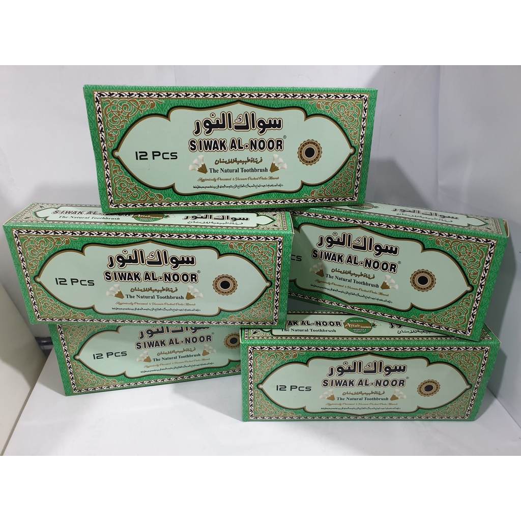 Siwak 12 pcs Asli Premium Original sunah rosul sikat gigi kayu nabi muhammad siwak besar kayu siwak asli