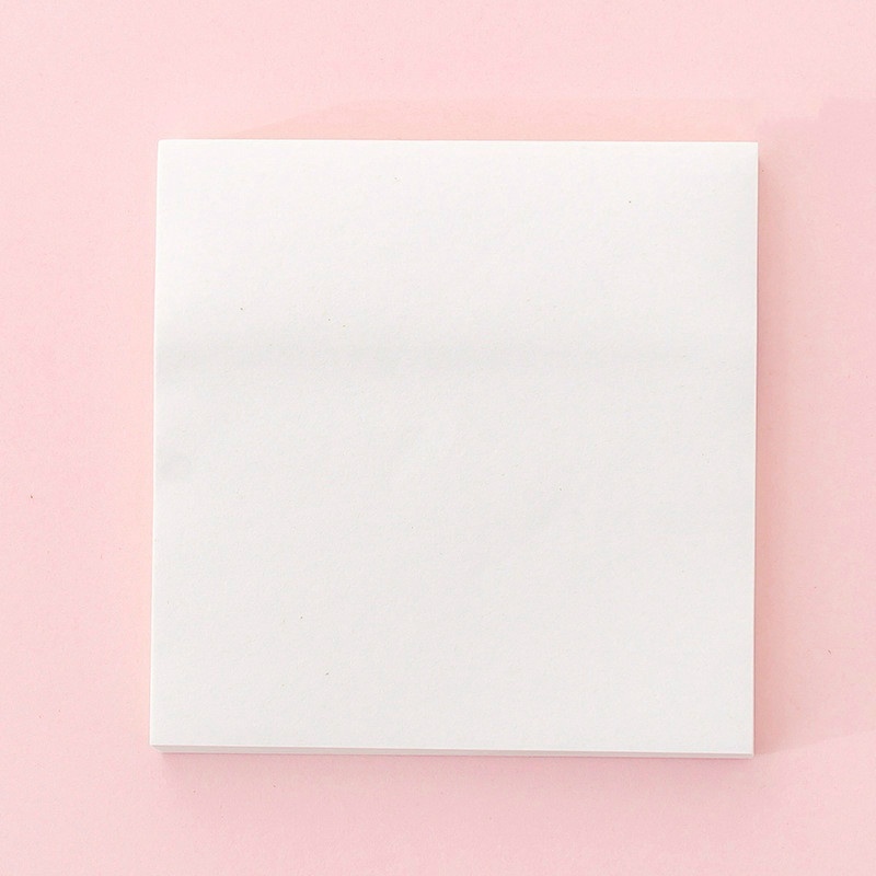 1 X Horizontal Square Self-Adhesive Memo Pad Paper Sticky Notes Notepad Stationery Papeleria School