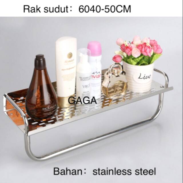 GAGA Rak sudut stainless steel 6040-50CM