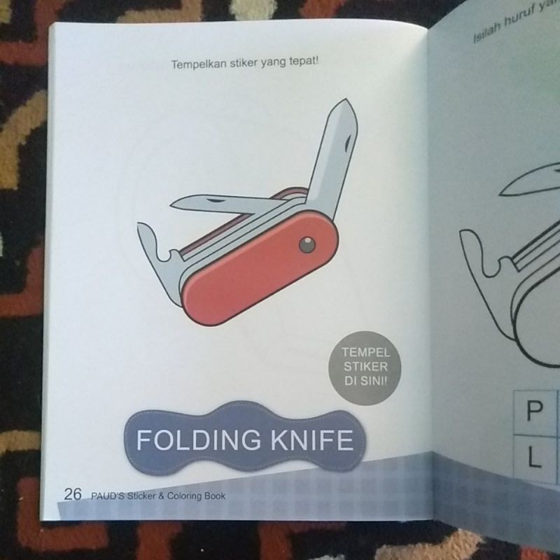 Paud's Sticker and Coloring Book Seri 3 dan 6