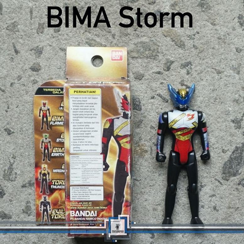 [PROMO RSK55] BANDAI BIMA X Action Pose Figure Evil Torga, Flame, Earth SALE RUGI Ready Stok