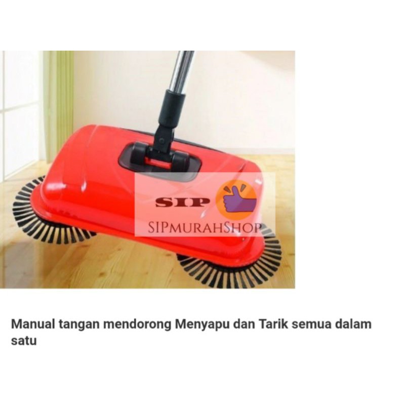 MESIN PEMBERSIH SAPU TANGAN PENYAPU OTOMATIS LANTAI MALAS TANPA KABEL /Sweep Drag All in One LD-358