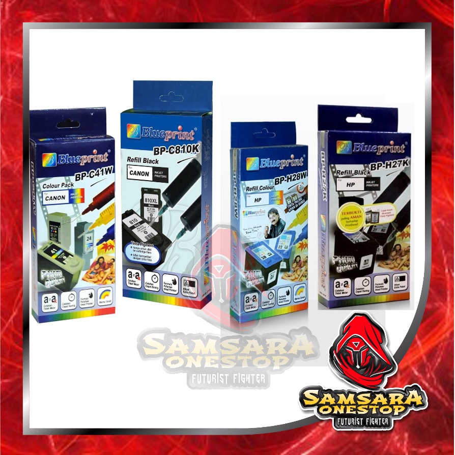 Tinta Suntik BLUEPRINT CANON / Tinta Suntik BLUEPRINT HP JunDW