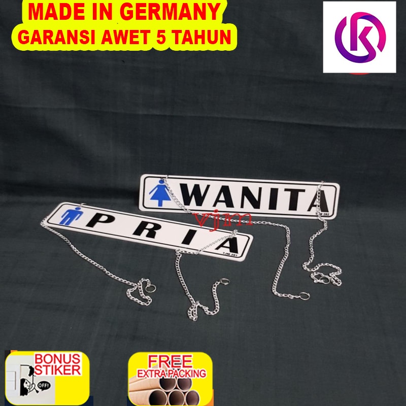 

Grosir Acrylic Pria / Wanita (untk di gantung / 2sisi)