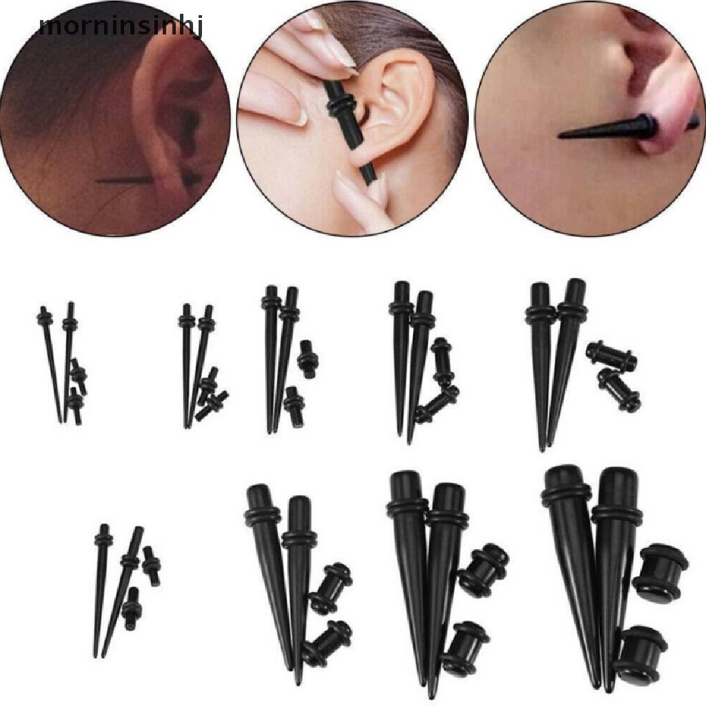 Mornin 36pcs Ear Taper Pembesar Lubang Tindik Telinga