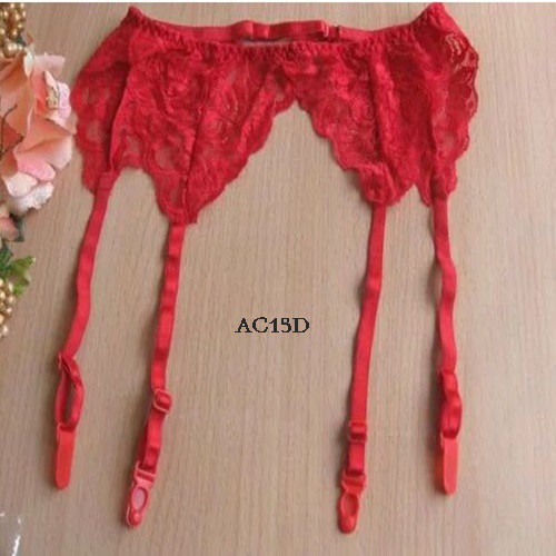 [PALING LARIS] AKSESORIS SEXY GARTER BELT SABUK PAHA MERAH AC15D