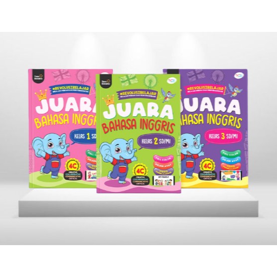 Buku Juara Bahasa Inggris SD/MI kelas 1.2. dan 3. ZIYAD
