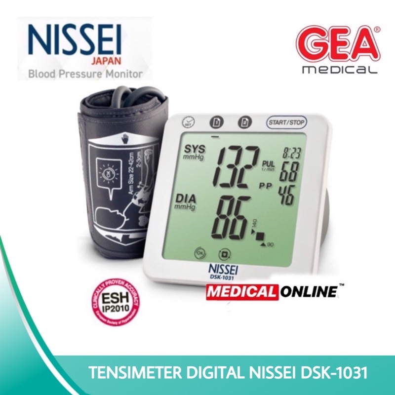 TENSIMETER NISSEI TENSI DIGITAL GEA NISSEI JAPAN DSK-1031 MEDICALONLINE MEDICAL ONLINE