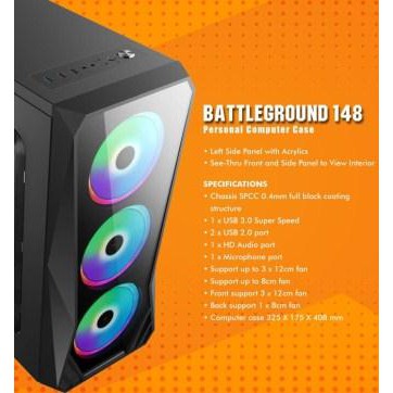 Download Casing PC Gaming Simbadda Battleground 148 | Shopee Indonesia