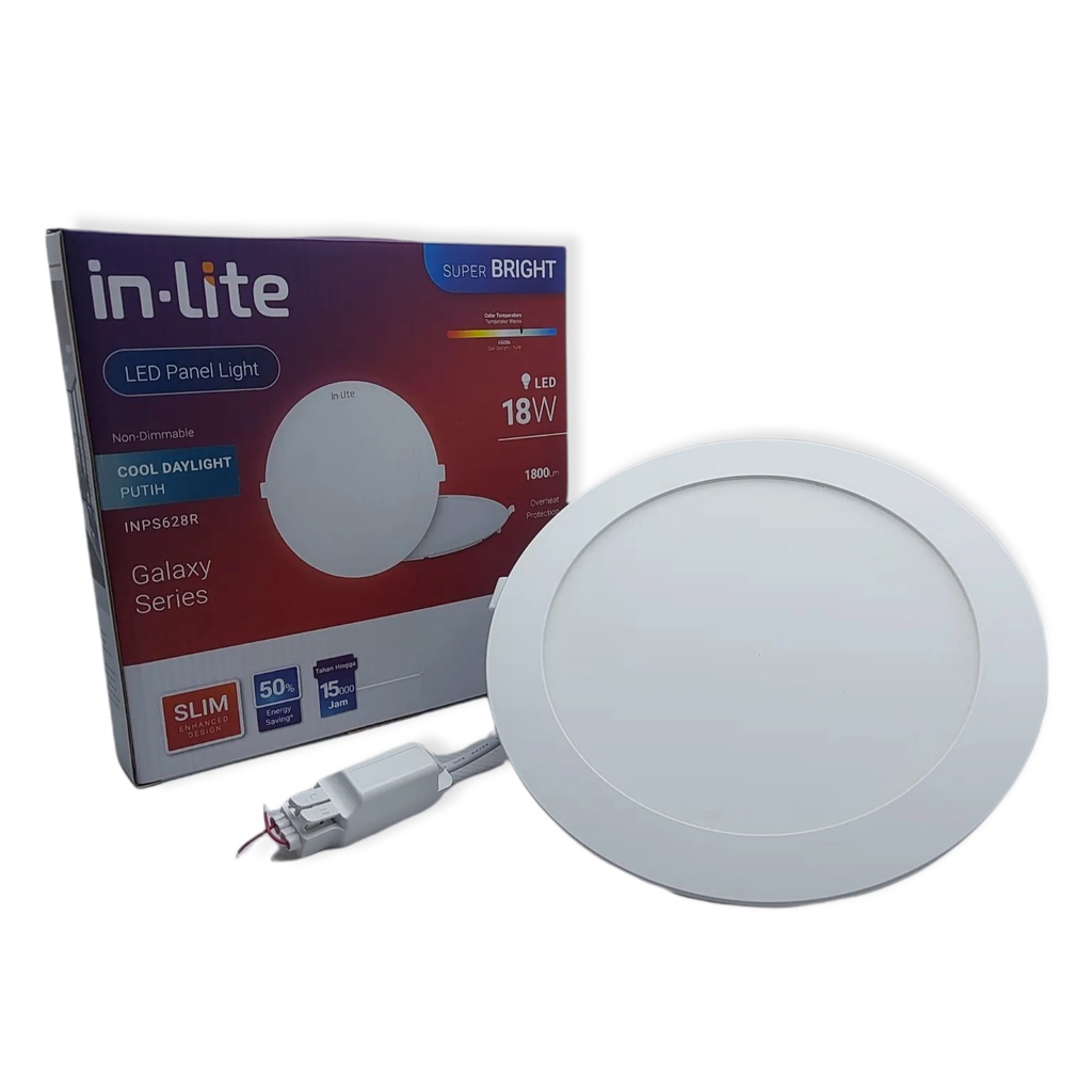 Downlight INLITE IB 18W Bulat / Downlight Panel LED Tanam