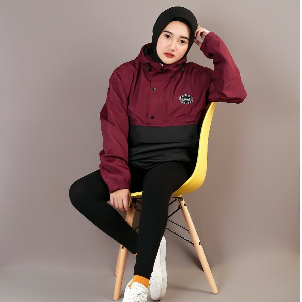 Jaket Cagoule Two-Tone / Jaket Pria / Jaket Wanita / Jaket Gunung Outdoor  / Jaket Motor Bikers