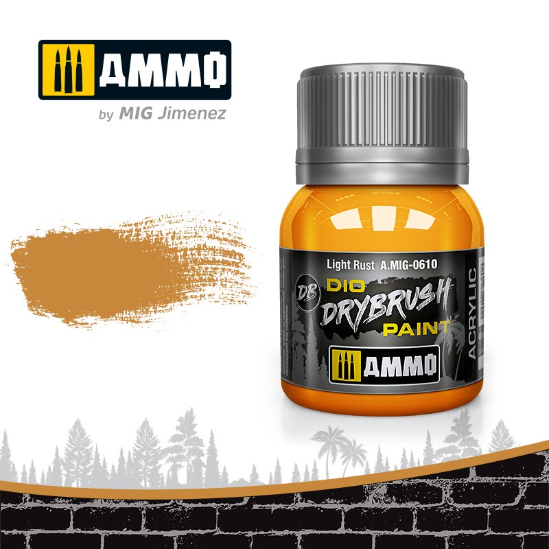 

AMIG0610 Drybrush : Light Rust (40ml jar) Ammo Mig
