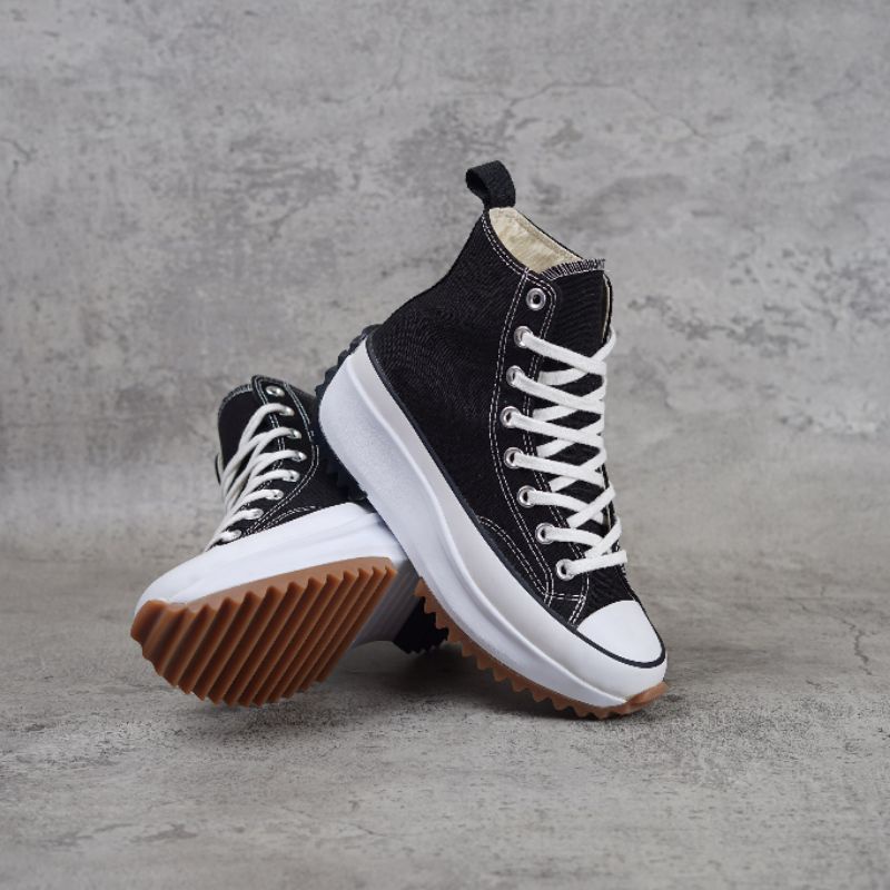 Converse Run Star High Black White