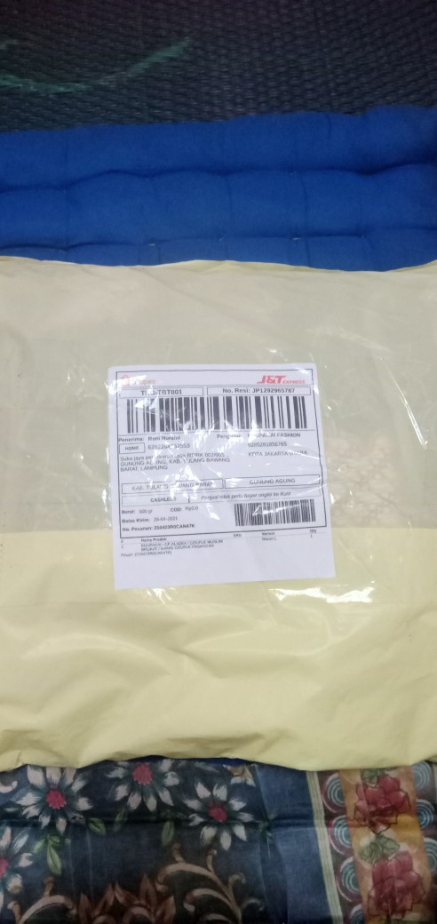 Couple Alazka Batik / Couple Muslim Brukat / Gamis Couple Pasangan / Couple Gamis Batik Kombi Brukat