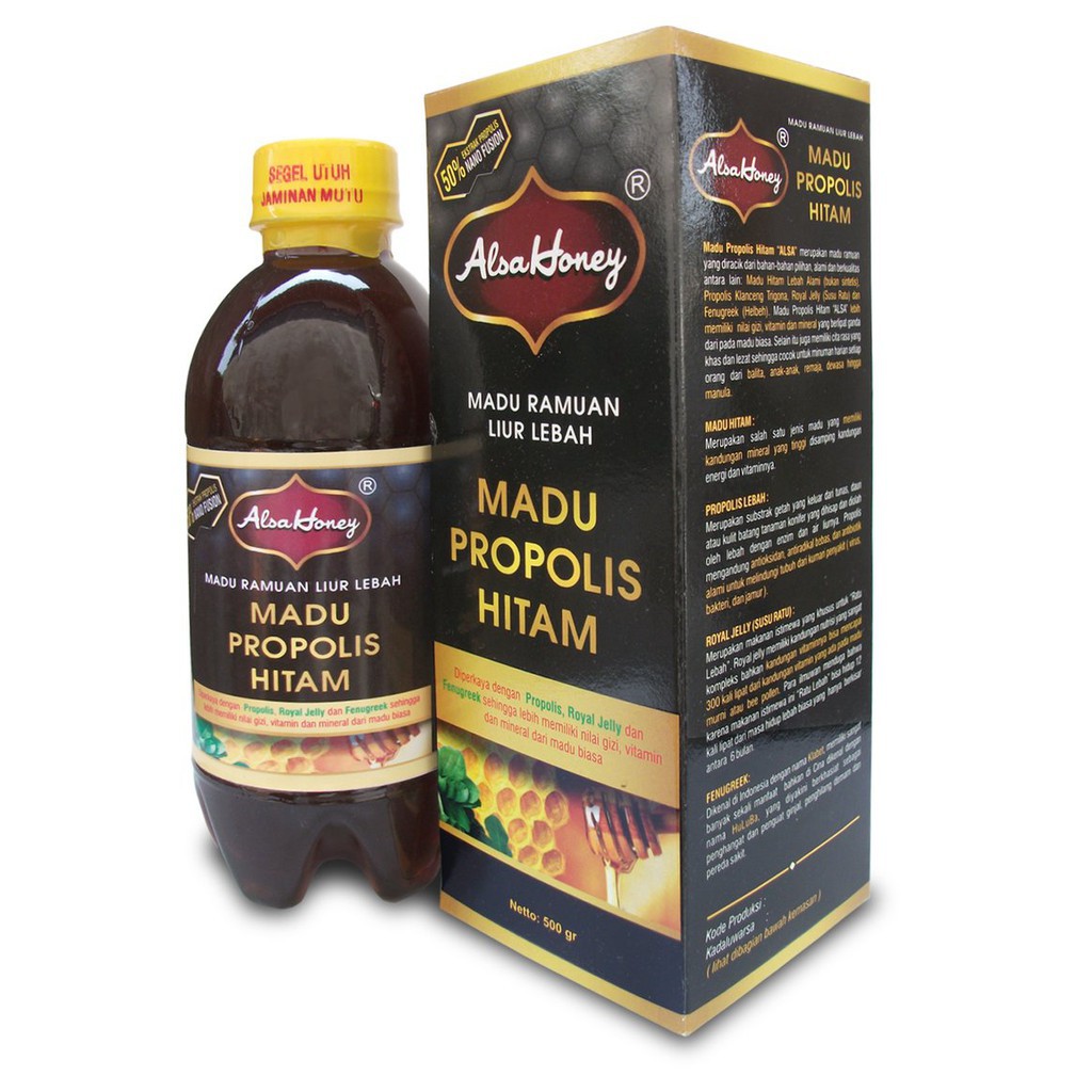 

Madu Propolis Hitam Alsa Honey