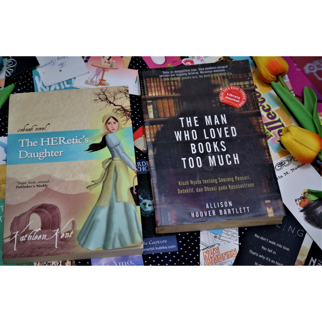 Novel terjemahan LANGKA The Man Who Loved Books Too Much