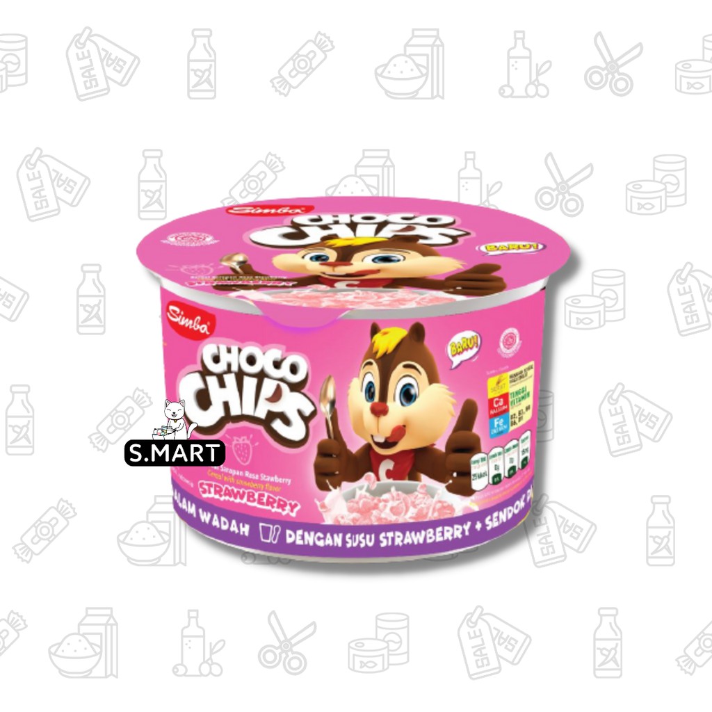 

SIMBA CEREAL CHOCO STRAWBERRY 37/34 GR