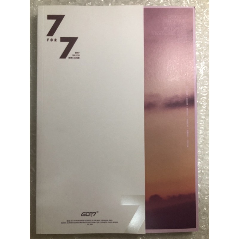 [Preloved] GOT7 7 for 7 album Photocard pc Mark Youngjae