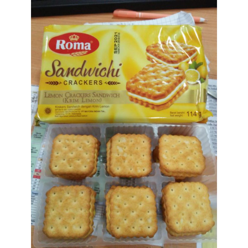 

ROMA SANDWICHI CRACKERS LEMON