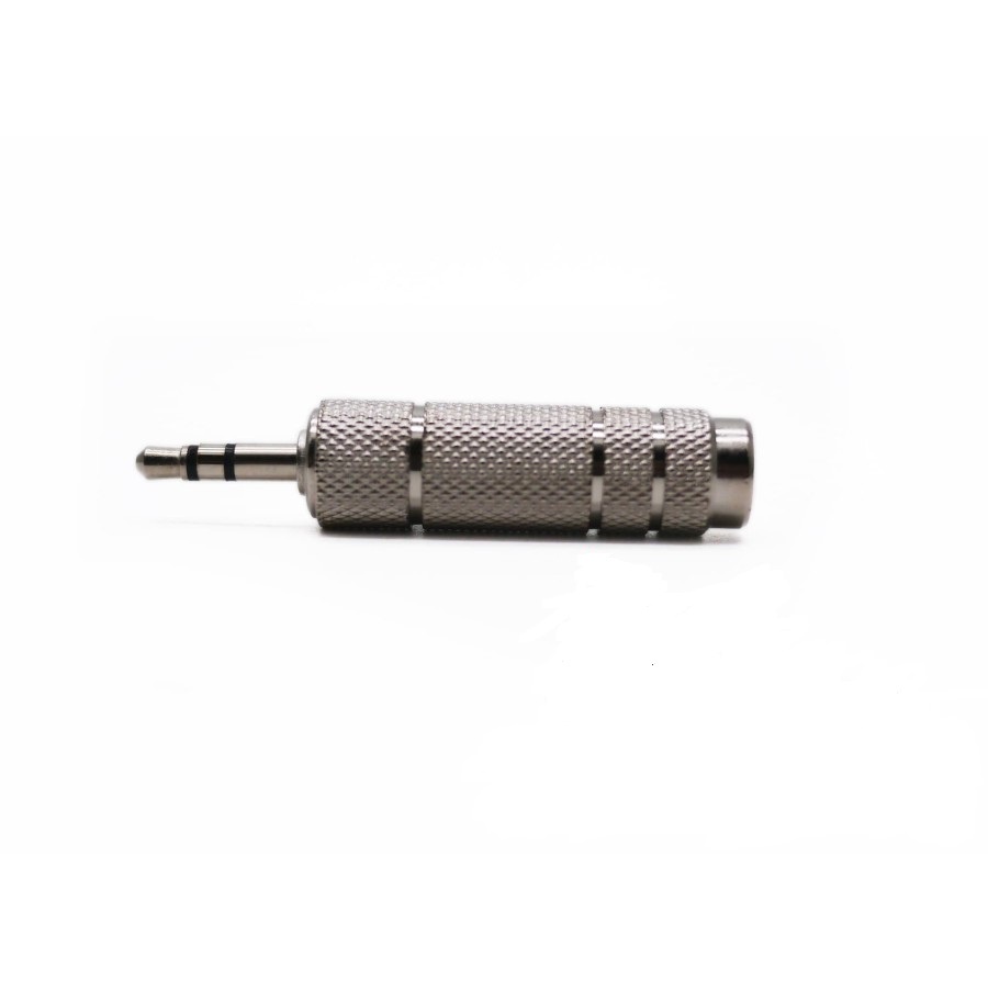 CONVERTER KONVERTER JACK MIC FEMALE 6.5mm KE JACK AUDIO STEREO 3.5mm