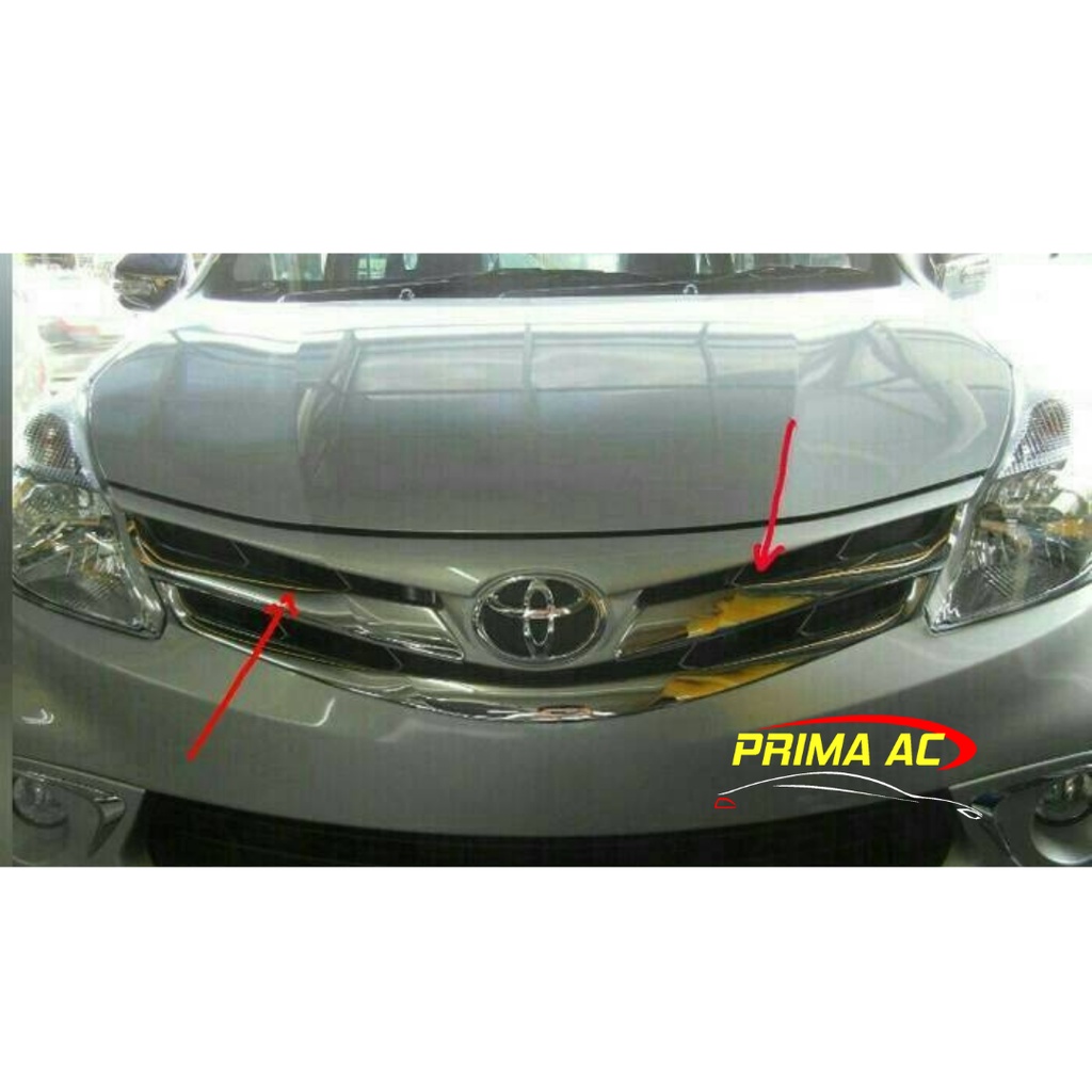 PROMO / CUCI GUDANG  DISKON LIST GRILL AVANZA ALL NEW FELOZ +KLEM TENGAH COVER LIST GRILL TENGAH RAD