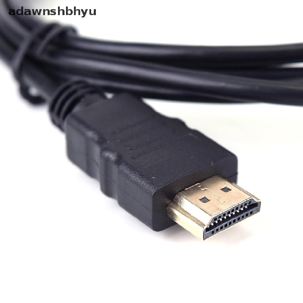 [adawnshbhyu] Kabel Adapter Konverter Video HDMI Male to VGA Male Untuk PC DVD 1080p HDTV 6FT