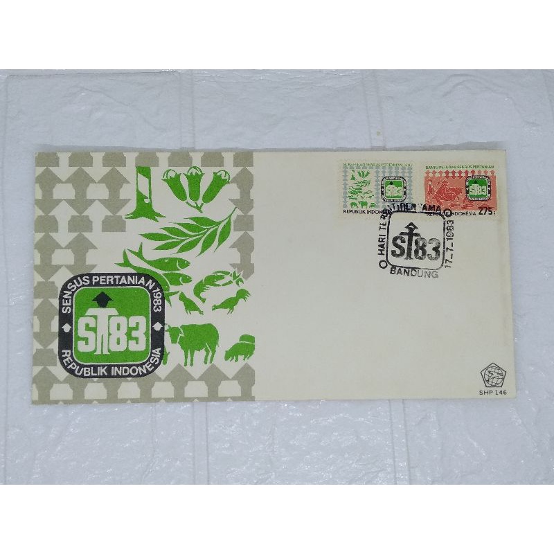 

Prangko Perangko Sampul Hari Pertama Sensus Pertanian RI 1983