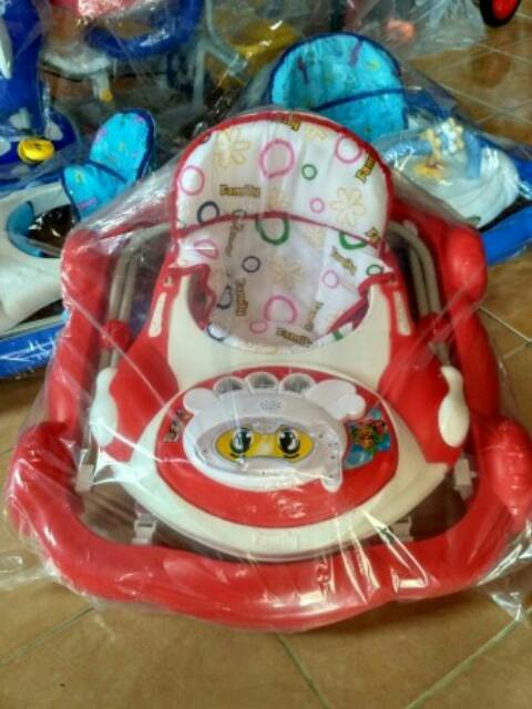 Baby walker belajar jalan anak family 661b musik music 661 b