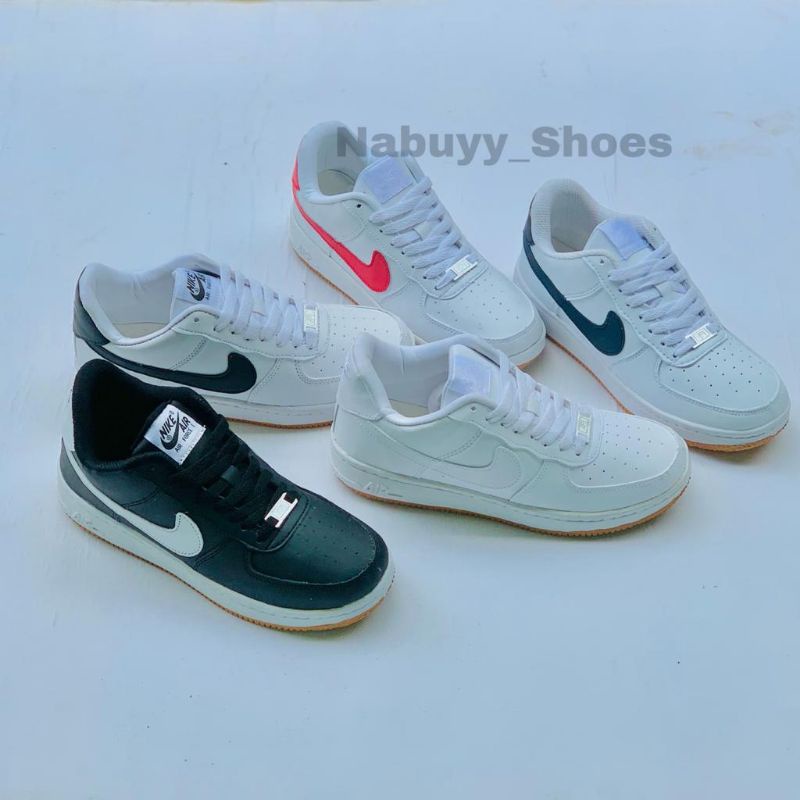 (BISA COD) SEPATU WANITA DAN PRIA SNEAKERS PEREMPUAN DAN LAKI LAKI NK3 A1R FORC3 1 ONE SEPATU PENDEK SEPATU KASUAL PUTIH POLOS SOLE GUM PUTIH LIST HITAM SOLE GUM PUTIH LIST NAVY SOLE GUM PUTIH LIST MERAH SOLE GUM HITAM LIST PUTIH SOLE GUM TERLARIS