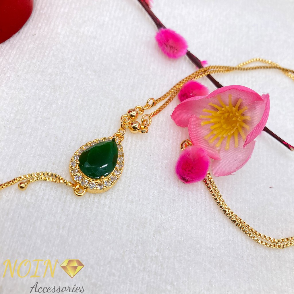 [NOIN] Kalung Emas Koye Batu Permata Aksesoris Wanita - KLE-017
