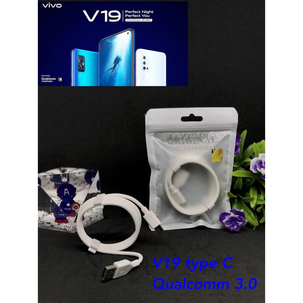 Kabel data VIVO Original 2A panjang 1meter qualcomm fast charging QC3.0