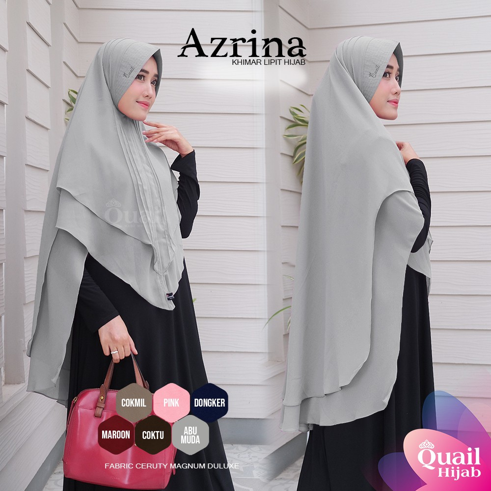 Quail HIjab - AZRINA KHIMAR LIPIT