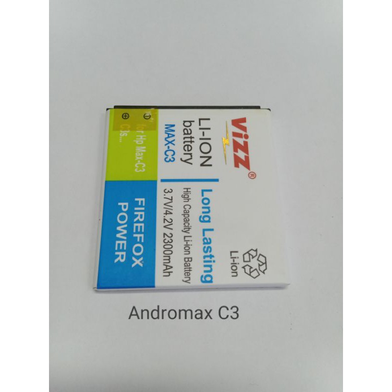 Baterai Andromax C . C3 . G2 . i . U Vizz batre baterei batteray bateray