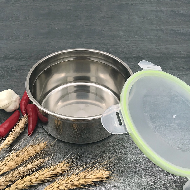 CEO Toples Makanan Sealware Makanan Multifungsi Kontainer Makanan - Bulat