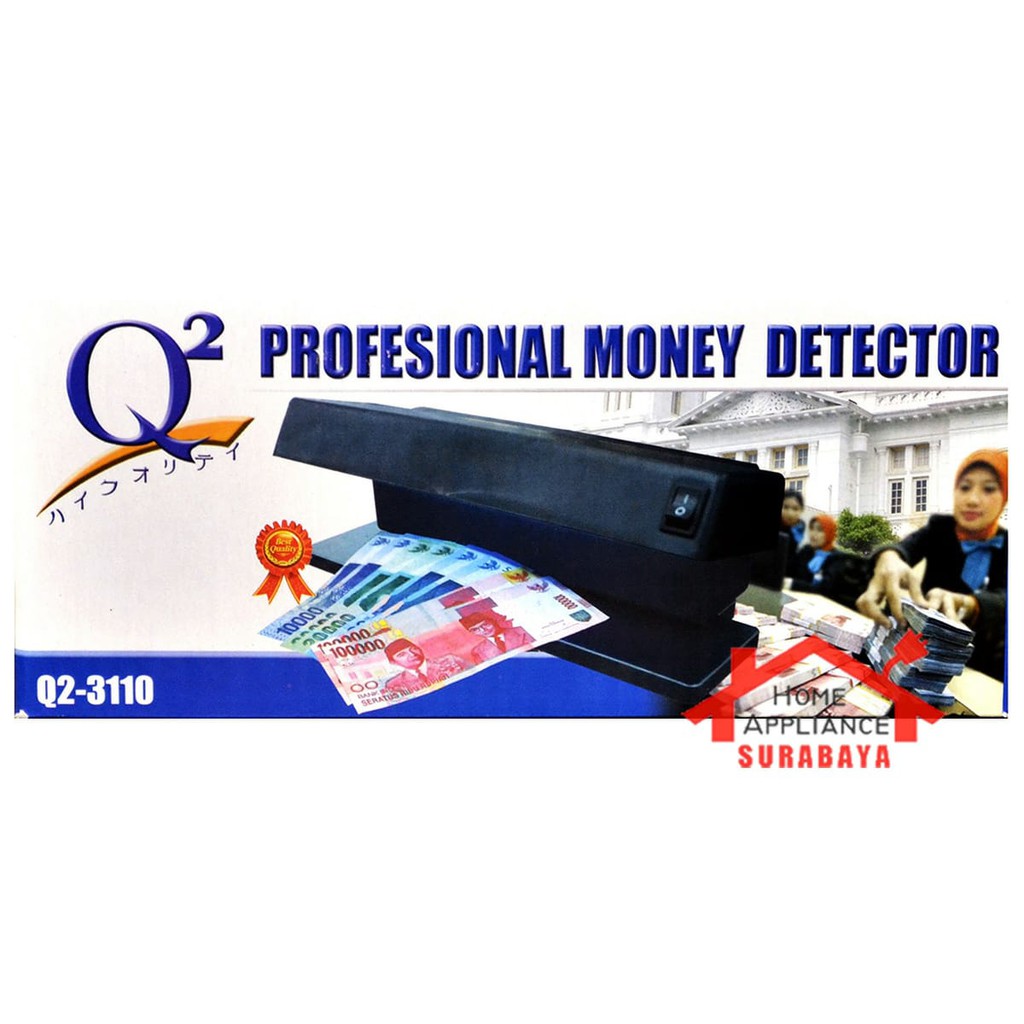 Alat Pendeteksi Deteksi Tes Uang Palsu / Money Detector Q2 3110 / Q2-3110