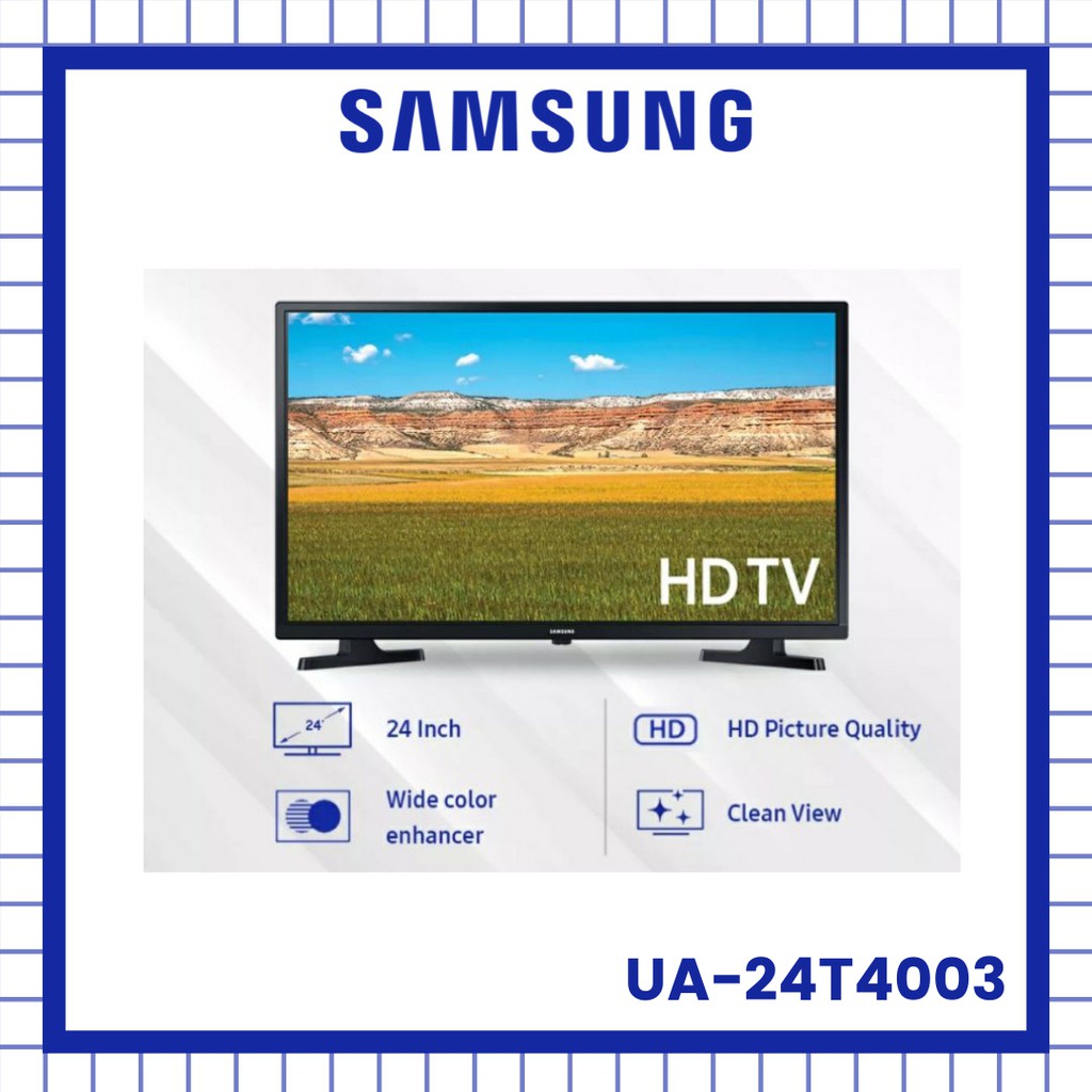 TV LED SAMSUNG 24INCH UA-24T4003 DIGITAL TV NEW 2021 KHUSUS GOJEK