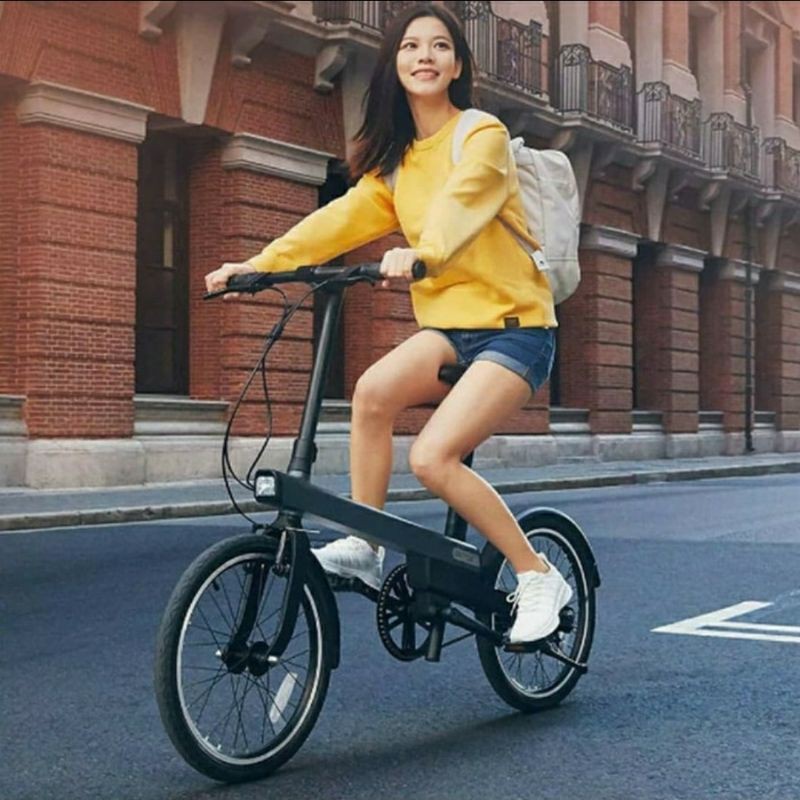 Sepeda Xiaomi QiCycle EC1 Smart Bicycle smartbike electric bike bukan sepeda lipat