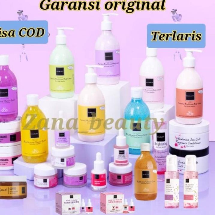 Trending | LCZZ9 SCARLETT WHITENING BODY LOTION LENGKAP ALL SERIES ORIGINAL SCARLETT SCARLET SKARLET
