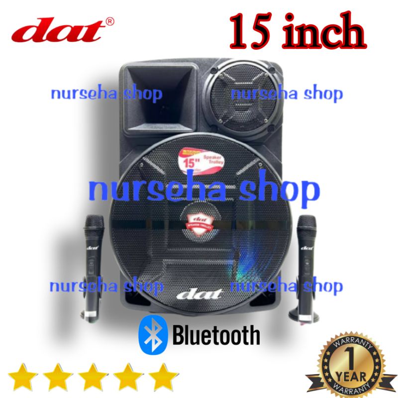 Speaker Portable 15inch  Dat dt 153 aktive Bluetooth th Dt153 aktive