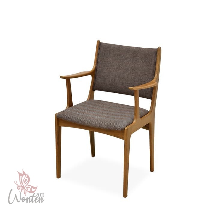 Kursi Cafe Kayu Jati Quinsha - Wonten Art Armchair