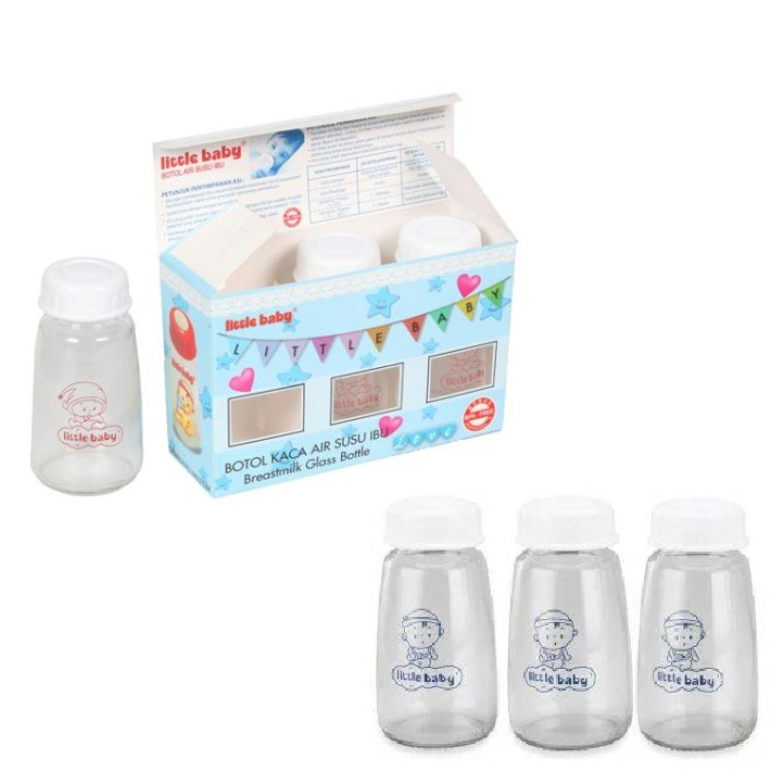 Little Baby Botol ASI Kaca (Glass Breastmilk Bottle)