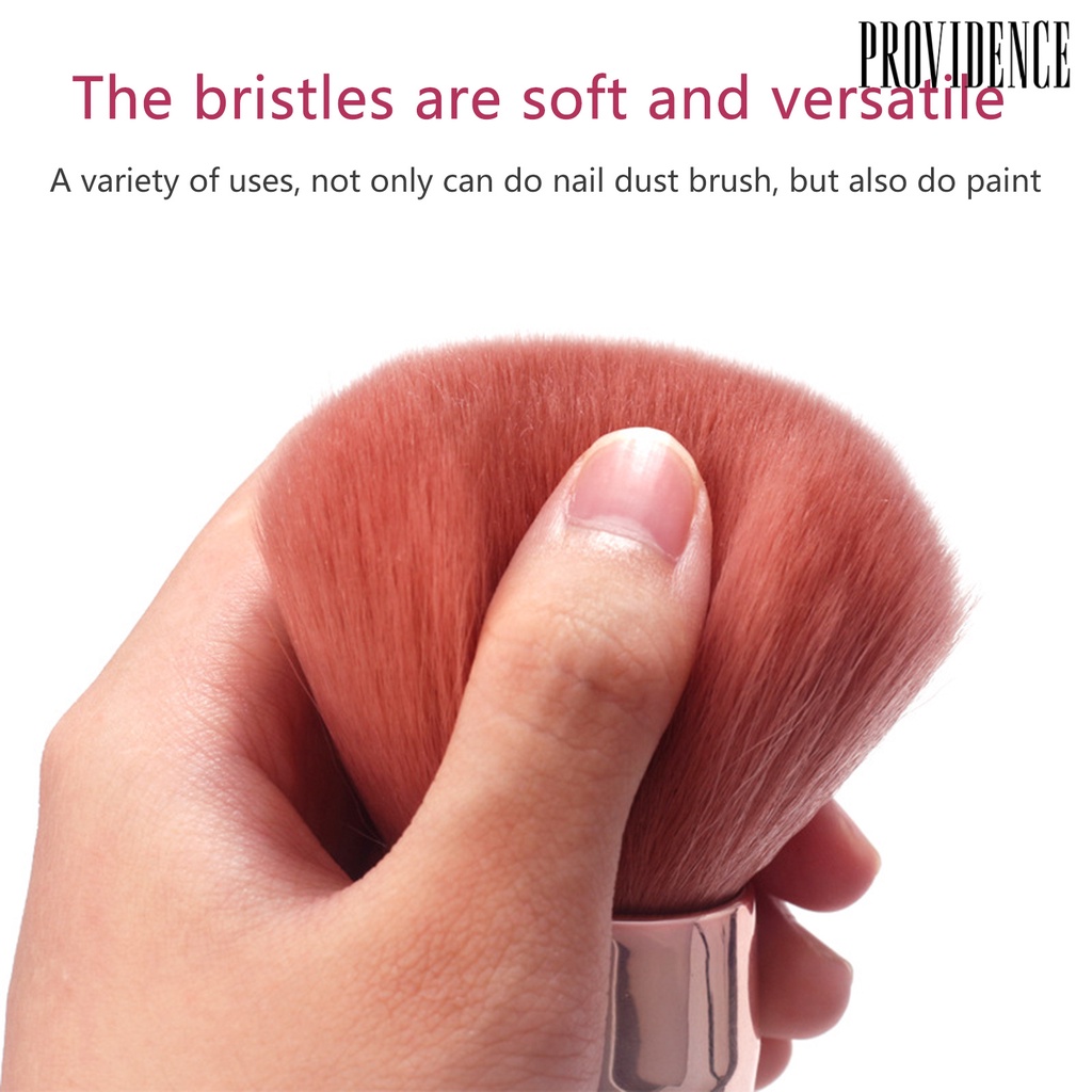 Providence Soft Nail Powder Brush Non-Fading Nylon Art Dust Remover Cleaner Makeup Nail Brushes for Manicure